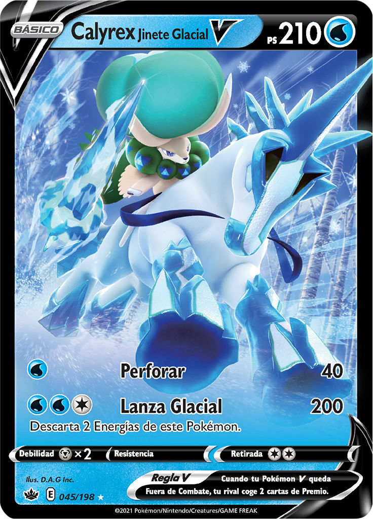 Calyrex Jinete Glacial V (Reinado Escalofriante TCG) - WikiDex, la ...