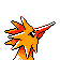 Imagen posterior de Zapdos variocolor en Pokémon Cristal