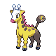 Imagen de Girafarig hembra en Pokémon Oro HeartGold y Plata SoulSilver