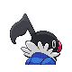 Imagen posterior de Chatot en Pokémon Diamante y Pokémon Perla