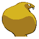 Imagen posterior de Arbok variocolor en Pokémon Diamante y Pokémon Perla