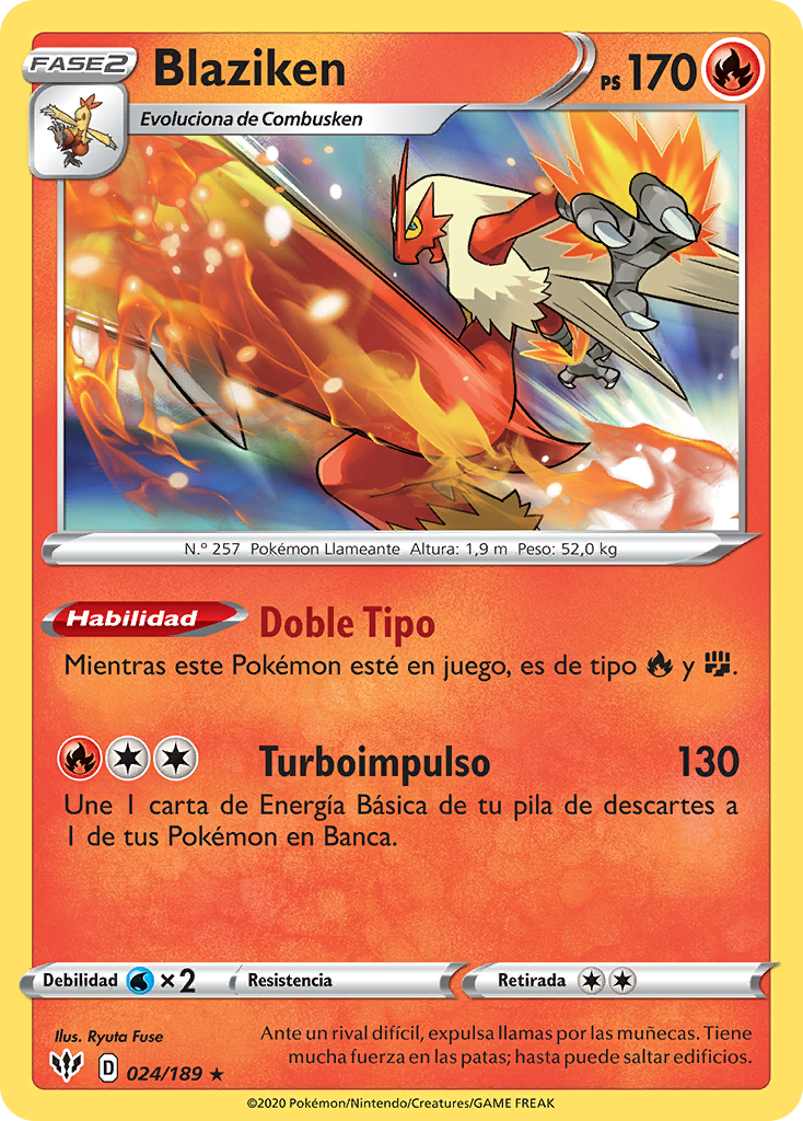 Blaziken Oscuridad Incandescente TCG WikiDex La Enciclopedia Pok mon