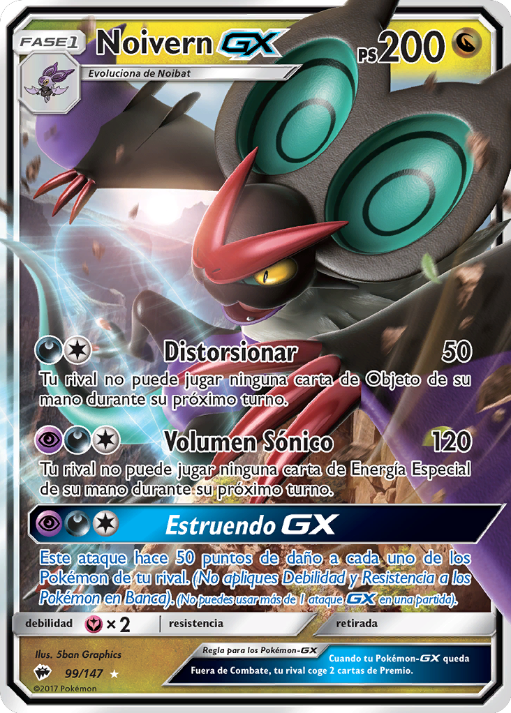 Noivern-GX (Sombras Ardientes TCG) - WikiDex, la enciclopedia Pokémon