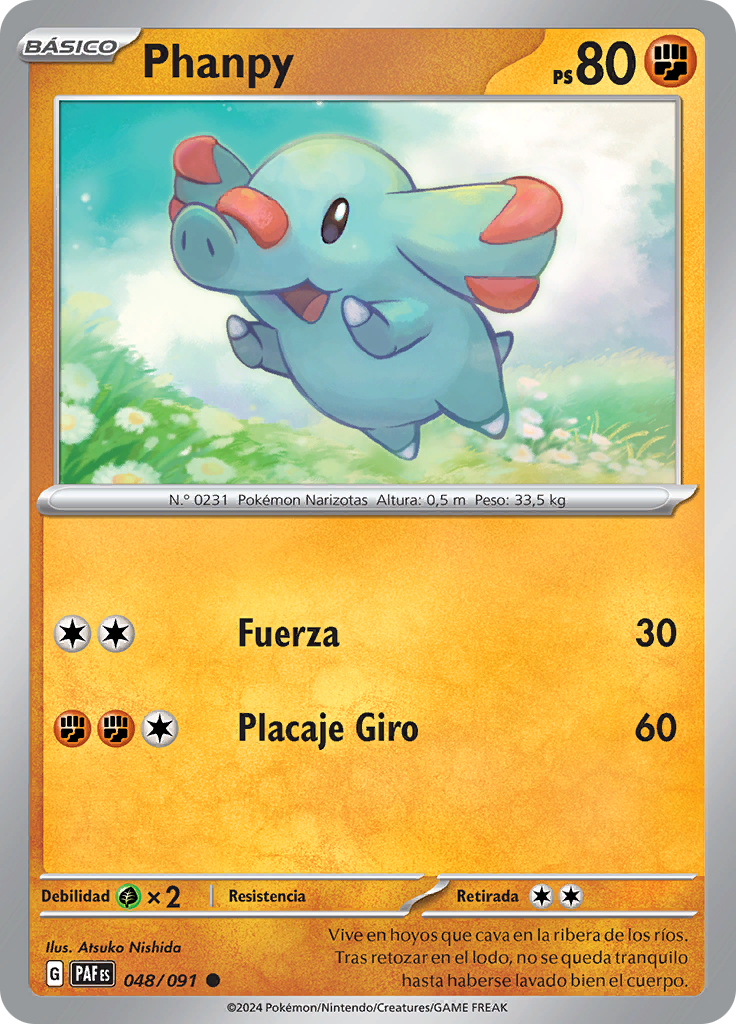 Phanpy (Destinos de Paldea TCG) - WikiDex, la enciclopedia Pokémon