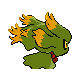 Imagen posterior de Misdreavus variocolor en Pokémon Platino