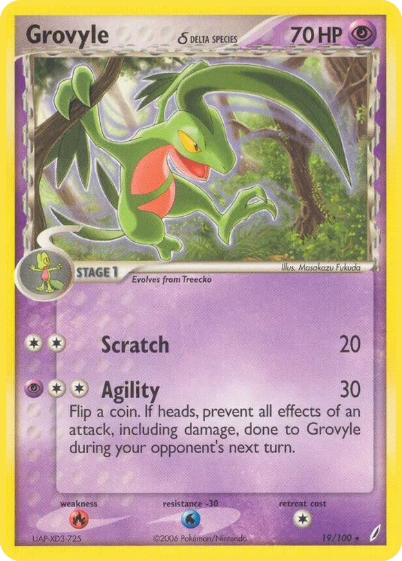 ジュプトル デルタスペック プロモ Grovyle promotioncard Grovyle δ (Crystal Guardians TCG) - WikiDex, la enciclopedia Pokémon