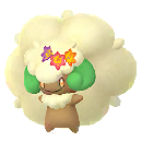 Archivo:Whimsicott con una corona de flores GO.png