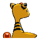 Imagen posterior de Ampharos en Pokémon Diamante y Pokémon Perla