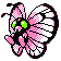 Imagen de Butterfree variocolor en Pokémon Oro