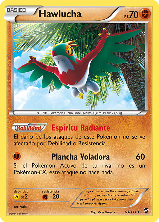 Hawlucha (Puños Furiosos TCG) - WikiDex, la enciclopedia Pokémon