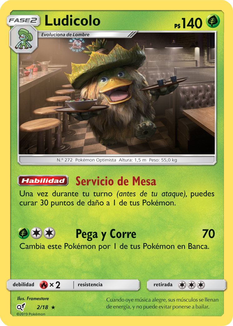 Ludicolo (Detective Pikachu TCG) - WikiDex, la enciclopedia Pokémon