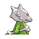Imagen posterior de Marowak variocolor en Pokémon Platino