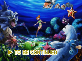Archivo:EH02 Misty junto a sus Pokémon y los Pokémon del Gimnasio Celeste.png