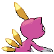 Imagen posterior de Sneasel variocolor macho en Pokémon Oro HeartGold y Pokémon Plata SoulSilver