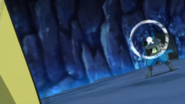 Lucario usando eco metálico.