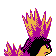 Imagen posterior de Quilava variocolor en Pokémon Cristal