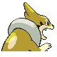 Imagen posterior de Floatzel variocolor hembra en Pokémon Oro HeartGold y Pokémon Plata SoulSilver