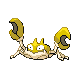 Imagen de Krabby variocolor macho o hembra en Pokémon Oro HeartGold y Plata SoulSilver