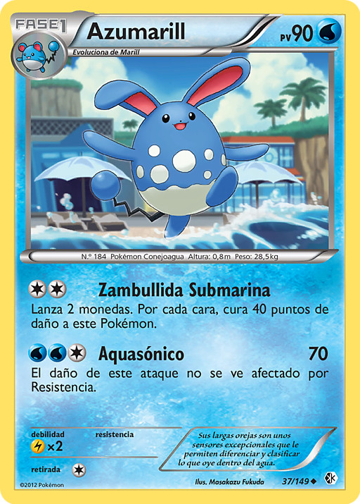 Azumarill (Fronteras Cruzadas TCG) - WikiDex, la enciclopedia Pokémon