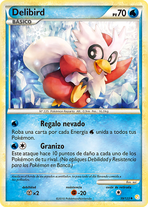Delibird (HeartGold & SoulSilver TCG) WikiDex, la enciclopedia Pokémon