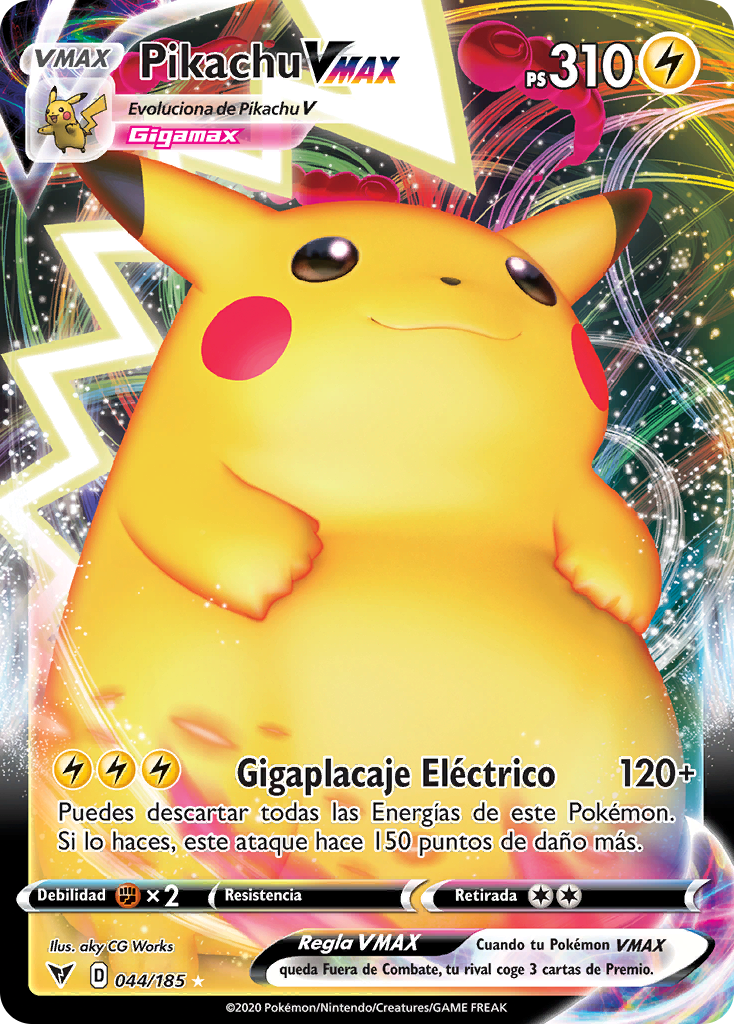 Pikachu VMAX (Voltaje Vívido TCG) - WikiDex, La Enciclopedia Pokémon