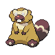 Imagen de Bibarel variocolor hembra en Pokémon Diamante y Pokémon Perla
