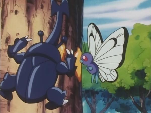 Archivo:EP121 Heracross y Butterfree.png