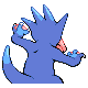 Imagen posterior de Golduck variocolor en Pokémon Platino
