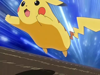 Pikachu usando agilidad