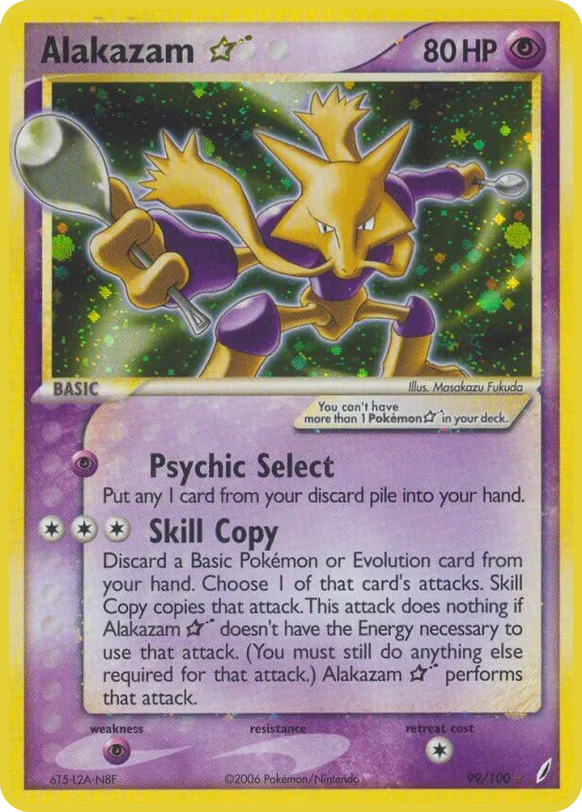 Alakazam ☆ (Crystal Guardians TCG) - WikiDex, La Enciclopedia Pokémon