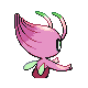 Imagen posterior de Celebi variocolor en Pokémon Diamante y Pokémon Perla