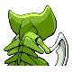 Imagen posterior de Kabutops variocolor en Pokémon Platino