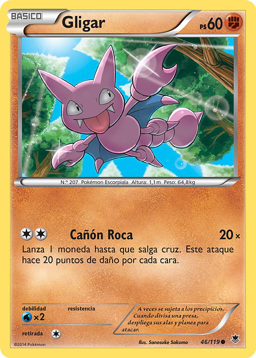 Gligar Fuerzas Fantasmales Tcg Wikidex La Enciclopedia Pokémon