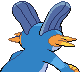 Imagen posterior de Swampert en Pokémon Diamante y Pokémon Perla