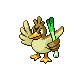 Imagen de Farfetch’d macho o hembra en Pokémon Diamante y Perla