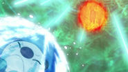 Oshawott usando acua jet.