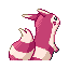 Imagen posterior de Furret variocolor en Pokémon Rojo Fuego y Pokémon Verde Hoja