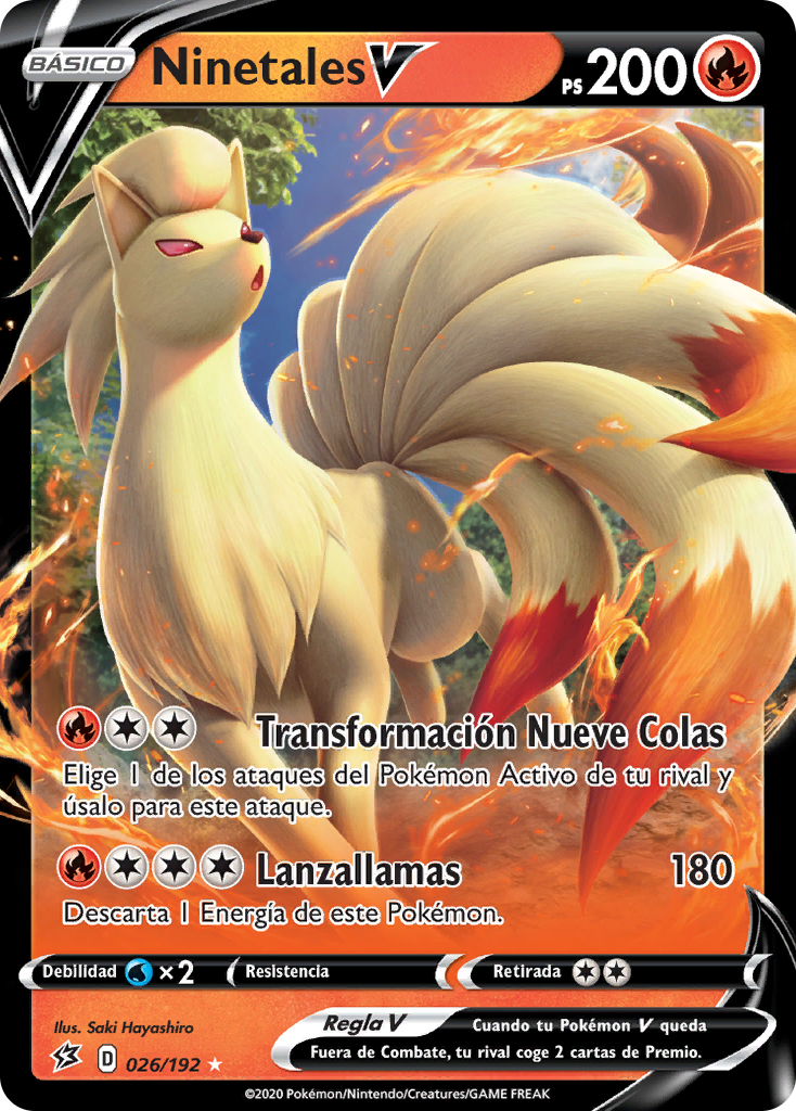 Ninetales V Choque Rebelde TCG WikiDex La Enciclopedia Pok mon