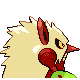 Imagen posterior de Shiftry variocolor hembra en Pokémon Oro HeartGold y Pokémon Plata SoulSilver