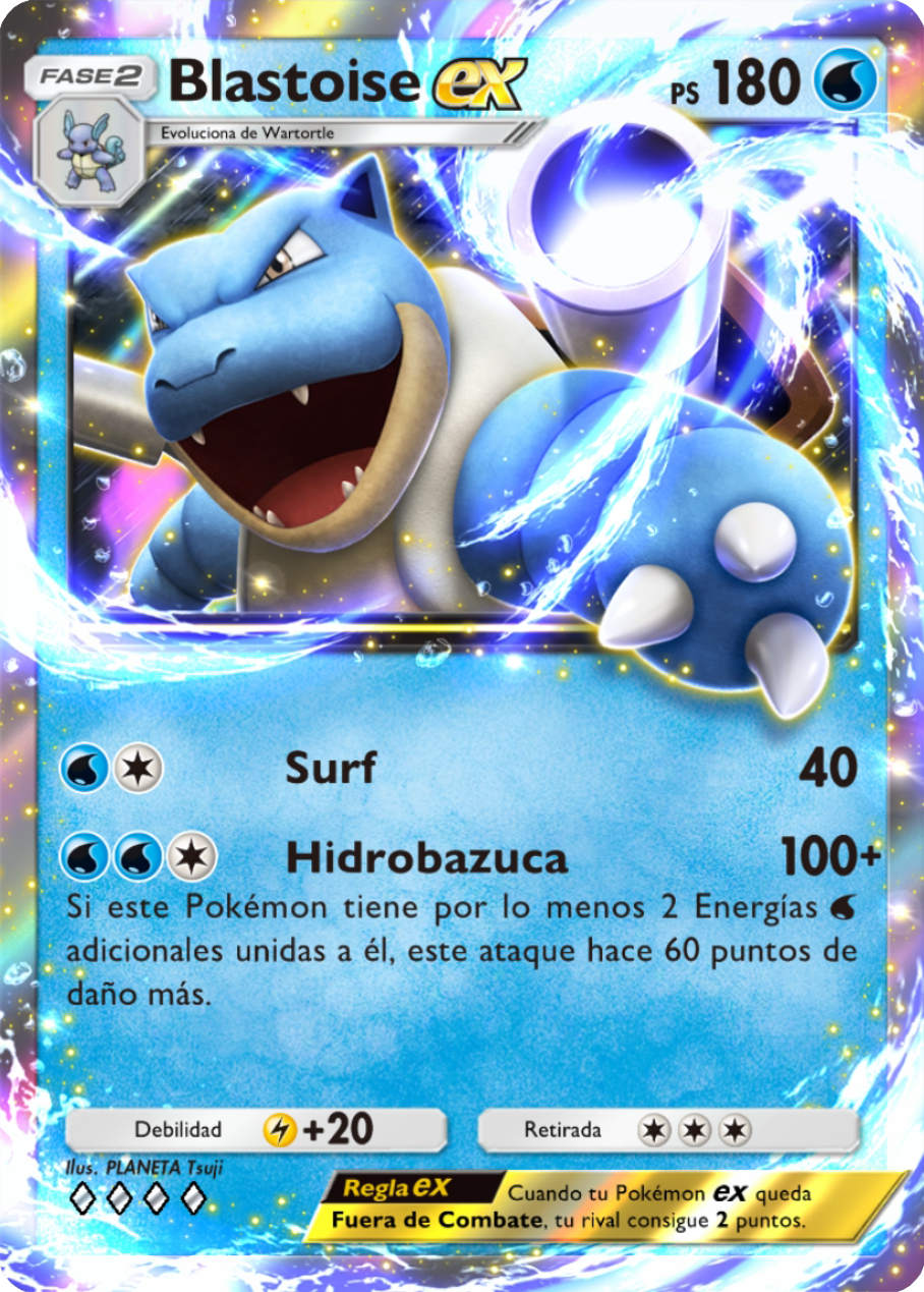 Blastoise ex (Genes Formidables TCG Pocket) - WikiDex, la
