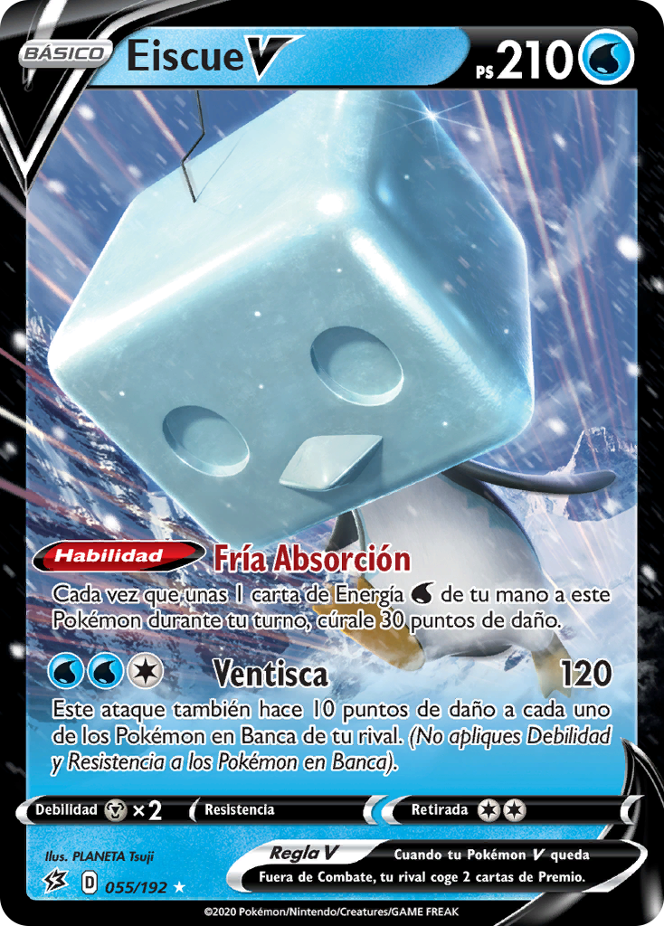 Cartas TCG Pokémon tipo Água