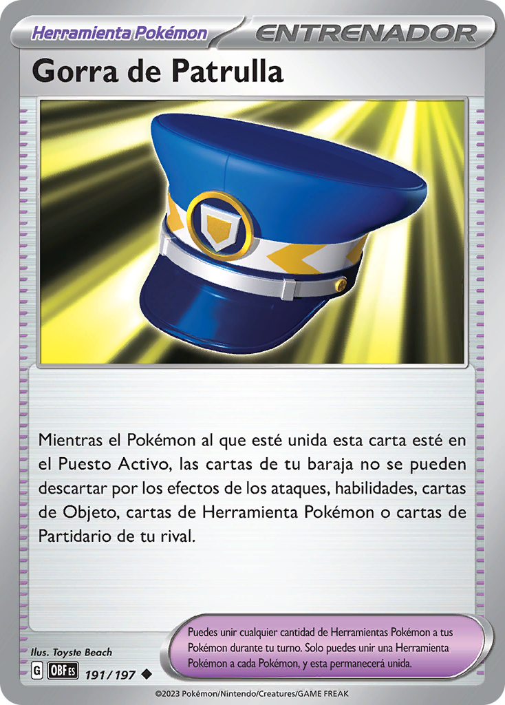 Gorra de Patrulla (TCG) - WikiDex, la enciclopedia Pokémon