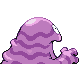 Imagen posterior de Grimer en Pokémon Diamante y Pokémon Perla