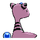 Imagen posterior de Ampharos variocolor en Pokémon Diamante y Pokémon Perla