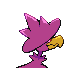 Imagen posterior de Murkrow variocolor hembra en Pokémon Diamante y Pokémon Perla