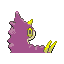 Imagen posterior de Wurmple variocolor en Pokémon Rojo Fuego y Pokémon Verde Hoja