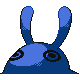 Imagen posterior de Mantine variocolor en Pokémon Oro HeartGold y Pokémon Plata SoulSilver