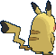Imagen posterior de Pikachu coqueta en la sexta generación