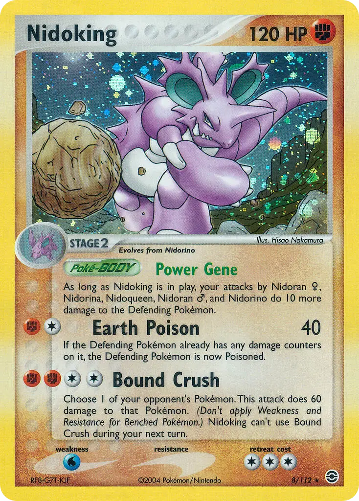 Nidoking (FireRed & LeafGreen TCG) WikiDex, la enciclopedia Pokémon