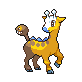 Imagen de Girafarig variocolor hembra en Pokémon Diamante y Pokémon Perla